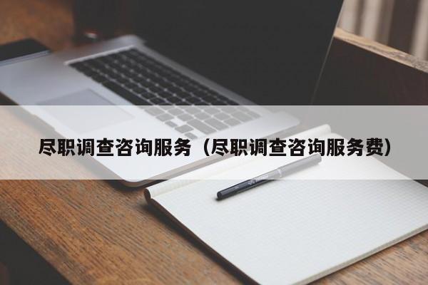 尽职调查咨询服务(尽职调查咨询服务费)